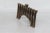 Mid Century Modern Brutalist Hen Helon Israel Brass Menorah Chanukiah For Sale - Image 4 of 10