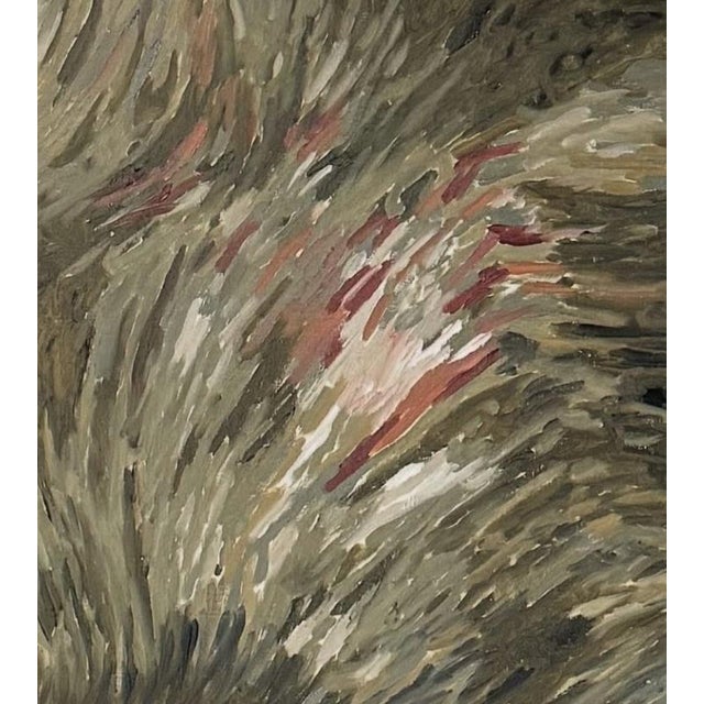 This abstract impressionist piece is a visceral reinterpretation of Francisco Goya’s Saturn Devouring His Son. Through...