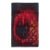Vintage Swedish Rya Rug With Crimson and Orange Abstract Pattern - Rug & Kilim For Sale