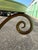 Marble & Iron Side Table — Ornate Scrollwork Base • Two‑Tier Design For Sale - Image 9 of 11