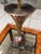 Sculptural Purple Tulip Table Torchiere With Milk Glass Diffuser Manner of Gerald Thurston for Lightolier For Sale - Image 9 of 13