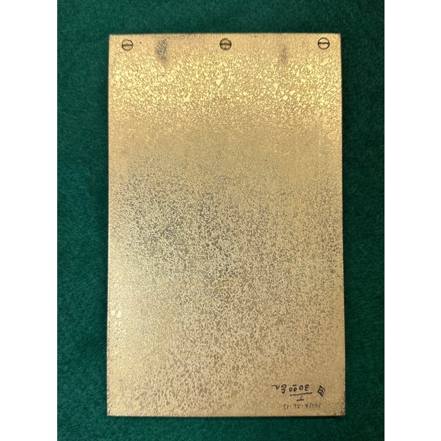 Early 20th Century Tiffany Studios New York 1691 Venetian Bronze Note Pad Holder Desk Blotter For Sale - Image 11 of 18