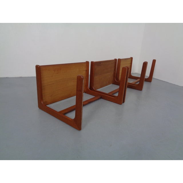 Danish Teak Nesting Tables from Salin Nyborg, 1960s, Set of 3 For Sale - Image 16 of 18