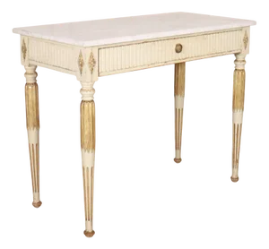Swedish Painted Side Table, 1890s