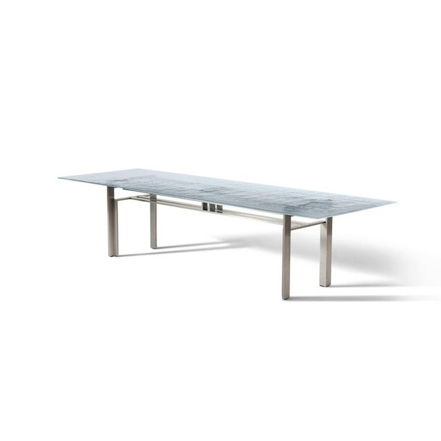 Not Yet Made - Made To Order Mid-Century Modern Doge Laguna Table in Steel & Glass from Carlo Scarpa For Sale - Image 5 of 13