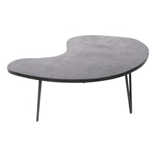 Folk Art Mid Century Pallet Top Tables With Metal Hairpin Legs 6 Available For Sale
