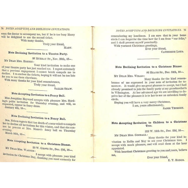 "Dick's Letter- Writer for Ladies" 1884 Dick, William B. For Sale - Image 4 of 7