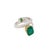 GW=7.986gm NW=7.112gm Emerald=3.44cts Diamond=0.93cts THIS IS A BRAND NEW PIECE