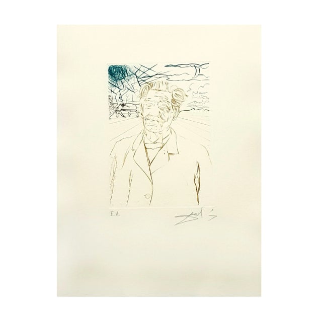 Albert Schweitzer Engraving by Salvador Dalí­, 1970 For Sale - Image 4 of 8
