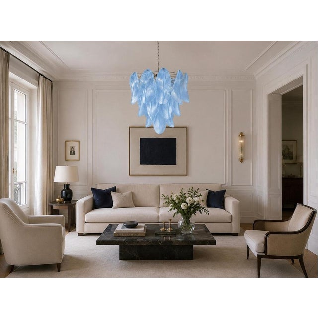 Italian Murano Glass Chandeliers, 1970s, Set of 3 For Sale - Image 8 of 16