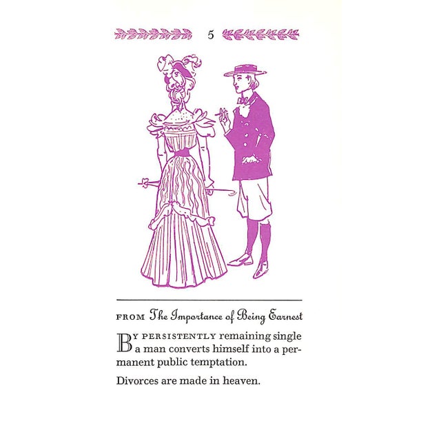 "Oscar Wilde Epigrams" 1960 For Sale - Image 4 of 9