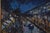 Blue Cuca, Night Street Scene, 1950s, Oil Painting on Panel, Framed For Sale - Image 8 of 10
