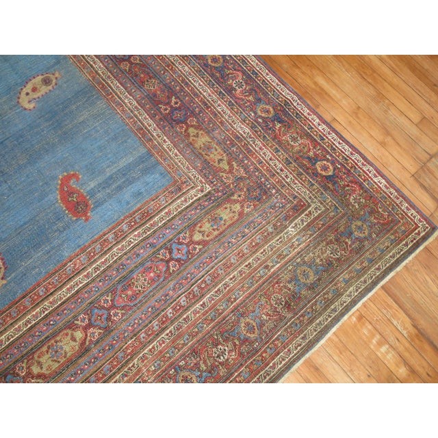 Antique Persian Doroksh Carpet For Sale - Image 13 of 18