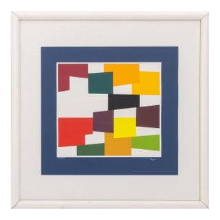 Yaacov Agam "Composition I" Screenprint, Circa 1975 For Sale