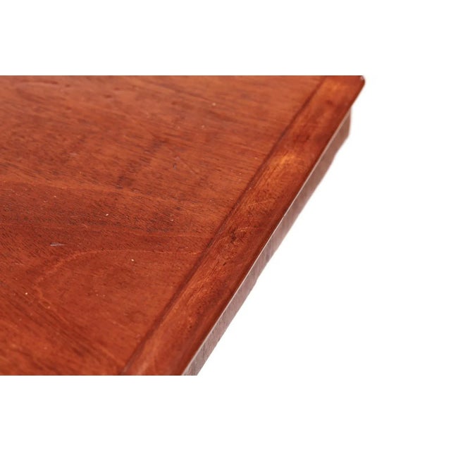 19th Century Victorian Antique Mahogany Side Table For Sale - Image 6 of 7