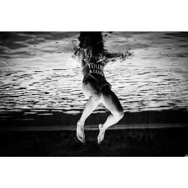 Nendre Zilinskaite/Eyeem, Upside Down Image of Woman Diving Into Lake, Photographic Paper For Sale