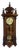 Antique Carved Walnut Wall Clock, 1860 For Sale