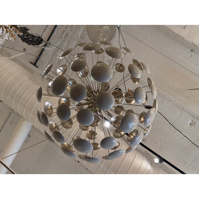 Early 21st Century Bilbao Style Mid-Century Modern Sputnik Light Pendant For Sale - Image 5 of 12