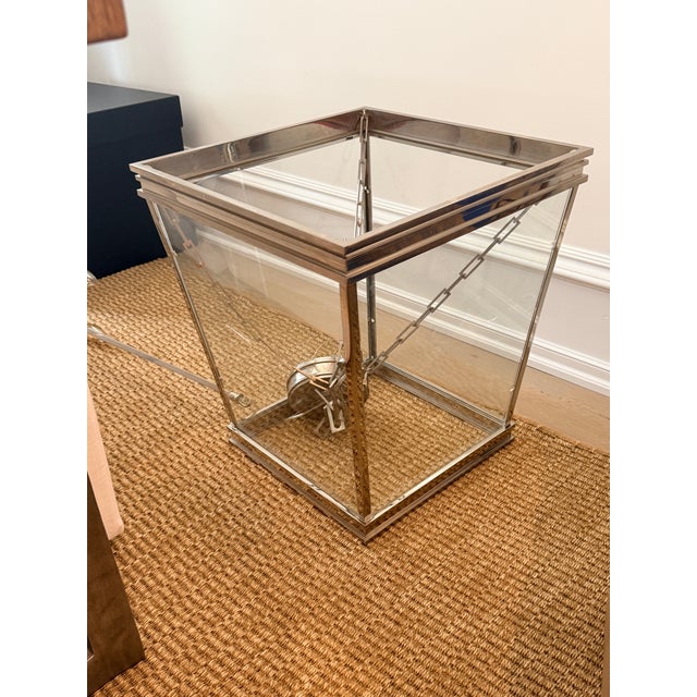Pair of Visual Comfort Launceton Medium Square Lanterns For Sale - Image 9 of 9