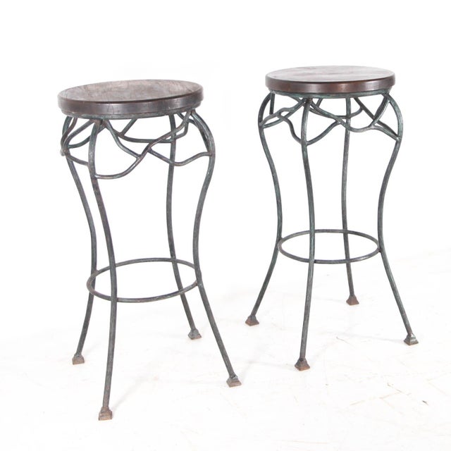 Wrought Iron Side Tables, 1960s, Set of 2 For Sale - Image 16 of 16