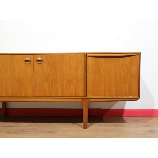 Mid Century Modern Vintage Teak Credenza Sideboard by McIntosh Danish Style For Sale - Image 9 of 15