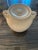 French Antique Glazed Ceramic Pot With Handles and Cover For Sale - Image 4 of 8