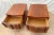 Brutalist Mid Century Lane Nightstands Staccato Block Brutalist Front Walnut Side Tables, A Pair For Sale - Image 3 of 15