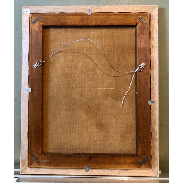 Lawrence Wilbur, 1930s Vintage Oil Painting Girl, Puppy Dog, American Illustrator Lawrence Wilbur, c.1930's For Sale In Miami - Image 6 of 7