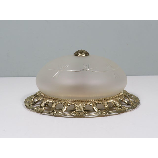 Gold Vintage Ceiling Lamp from Massive Lighting, 1960s For Sale - Image 8 of 8