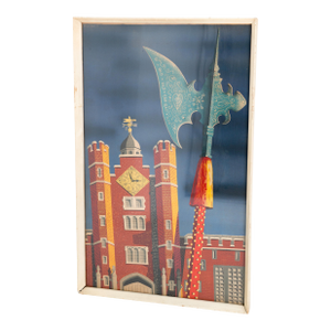 Signed St. James Palace Travel Lithograph Poster by David Lewis.