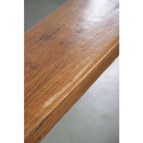 French Brocante Hall Bench For Sale - Image 11 of 16