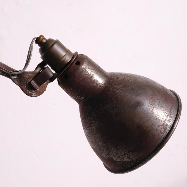 Metal Model 201 Table Lamp by Bernard-Albin Gras, France, 1930s For Sale - Image 7 of 18