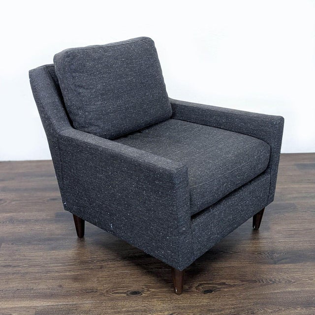 Modern West Elm Modern Lounge Chair For Sale - Image 3 of 10