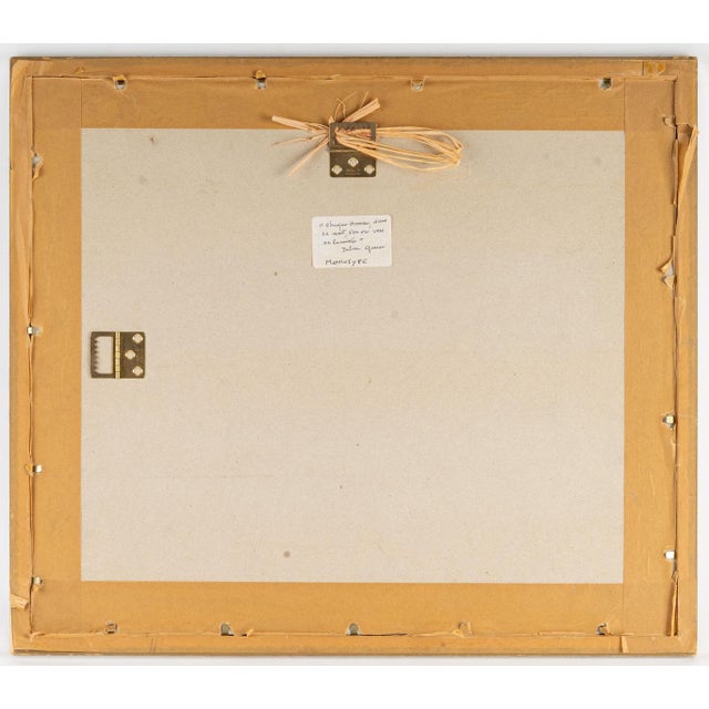 Figure with Hat, Monotype on Paper For Sale - Image 6 of 8