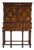 Jonathan Charles Contemporary William and Mary Walnut Secretaire Cabinet on Stand Oyster Veneers For Sale