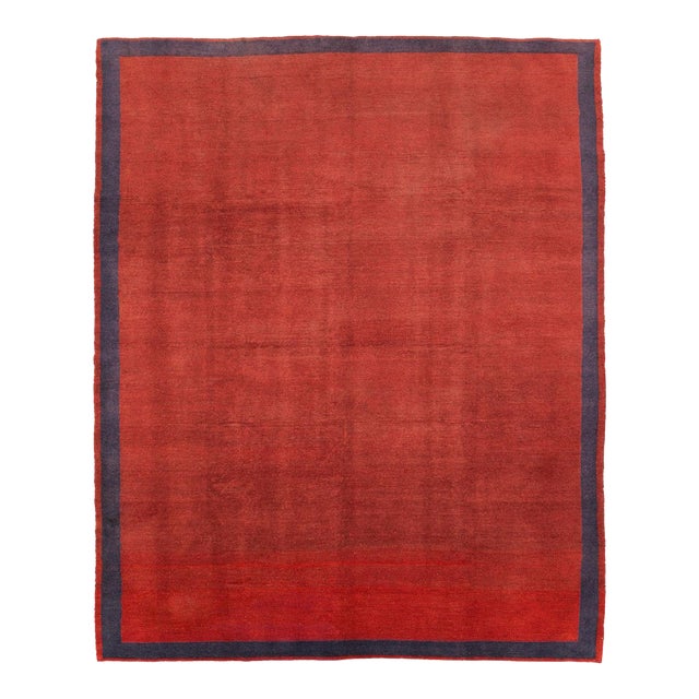 Galerie Shabab Collection Mid-20th Century Handmade Turkish Anatolian Art Deco Style Room Size Carpet For Sale