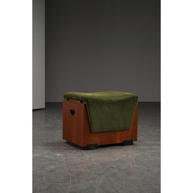 Haagse School Stool, 1930s For Sale - Image 12 of 13