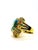 Bochic “Capri” Vintage Multi Fancy Sapphire and Blue Topaz Cocktail Ring — 18K G For Sale - Image 12 of 12