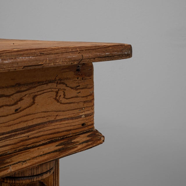 1900s French Belgian Provincial Wooden Shop Counter by Emile Lambot, Châtelet For Sale In Greensboro - Image 6 of 18