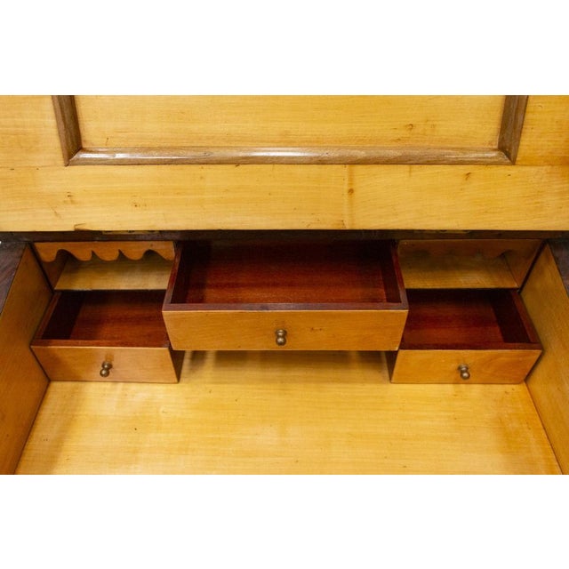 Mid-19th Century Davenport Secretaire in Burl Walnut For Sale - Image 16 of 18