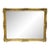 Vintage Friedman Brothers Gold French Rococo Style 45" Rectangular Wall Mirror For Sale