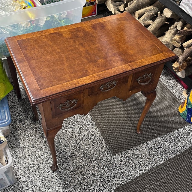 Brown Early 20th Century Queen Anne Side Table For Sale - Image 8 of 12