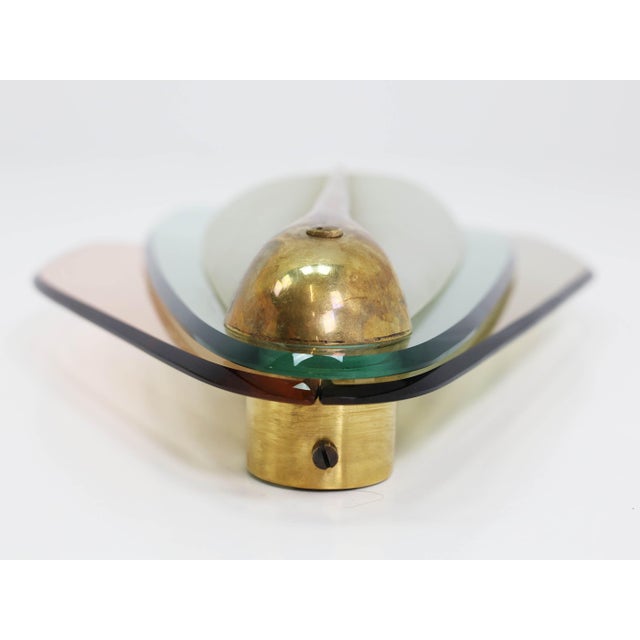 Large Wall Sconces by Max Ingrand for Fontana Arte, Italy, 1955, Set of 2 For Sale - Image 13 of 14