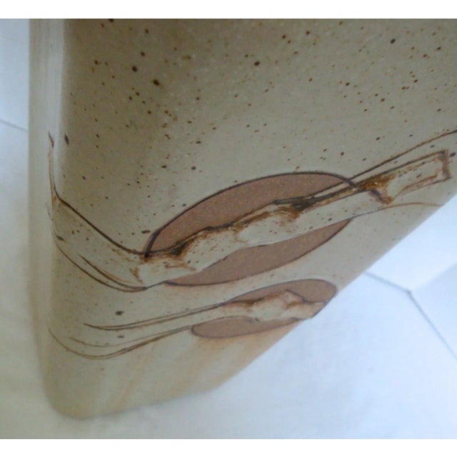 Mid 20th Century Chuck DeWolfe Mid-Century Clay Studio Pottery Lamp For Sale - Image 5 of 9
