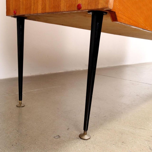 Metal & Brass Mobile Sideboard, 1960s For Sale - Image 10 of 15