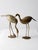 Mid Century Brass Heron Figurines Pair For Sale - Image 10 of 12