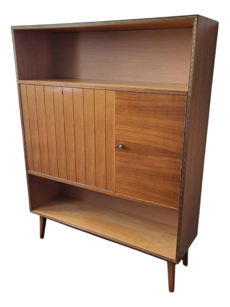 Mid Century Modern Lighted SW Bar - Mid Century Modern Lighted Sw Bar Cabinet Austria 1960s 9194