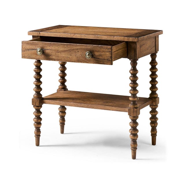 Bobbin-Turned Rustic Nightstand For Sale In Greensboro - Image 6 of 12
