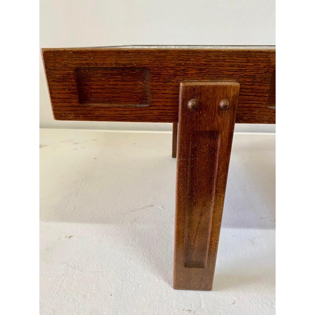 Vintage Asti by Vallauris Ceramic Tile Top Coffee Table For Sale - Image 11 of 17