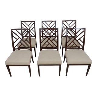 Set of 6 Stanley Modern Design Dining Room Chairs For Sale